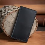 Black Handmade Long Wallet
